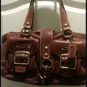 COACH 65th Anniversary Mandy leather Satchel purse